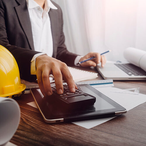 Florida Contractor Business Services Credit Reports Lady Offering Business Services to Florida Contractors Preparing a Credit Report