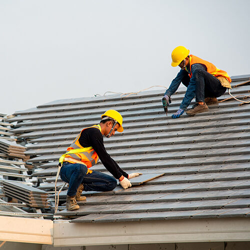Roofing Contractor Working After Hiring Support for All Florida License Types Application